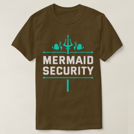 Mermaid-Sicherheit T-Shirt (Design vorne)