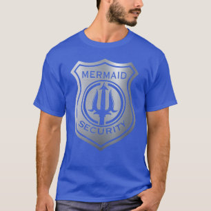 Mermaid-Sicherheitslogo Merlin Kostümsicherheit T-Shirt