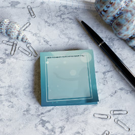 Mermaid Silhouette Aqua Blue Green Post - Anmerkun Post-it Klebezettel