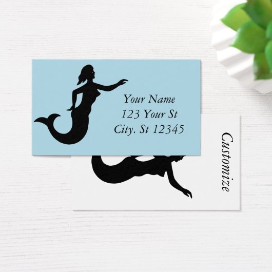 Mermaid Silhouette Thunder_Cove (Schreibtisch)
