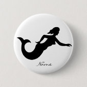 Mermaid Silhouette Thunder_Cove Button (Vorderseite)