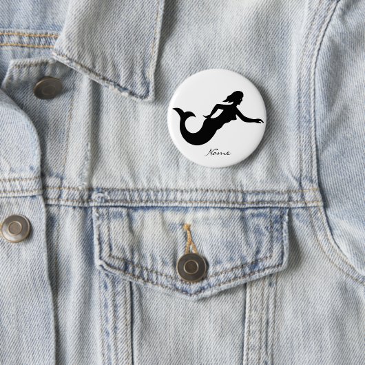 Mermaid Silhouette Thunder_Cove Button (Beispiel)