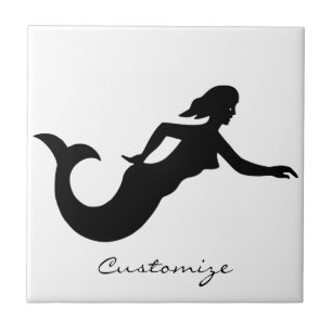Mermaid Silhouette Thunder_Cove Fliese