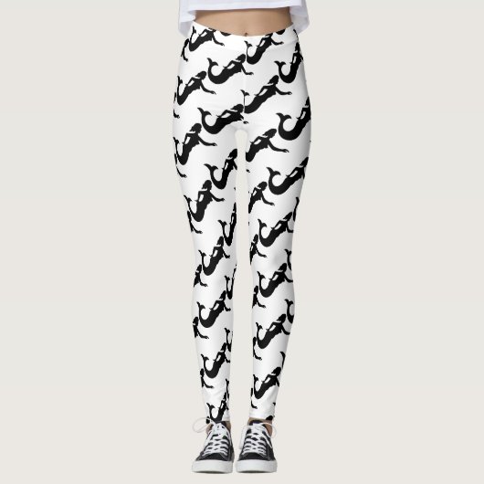 Mermaid Silhouette Thunder_Cove Leggings (Vorderseite)