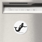 Mermaid Silhouette Thunder_Cove Magnet (In Situ (Geschirrspüler))