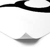 Mermaid Silhouette Thunder_Cove Poster (Ecke)