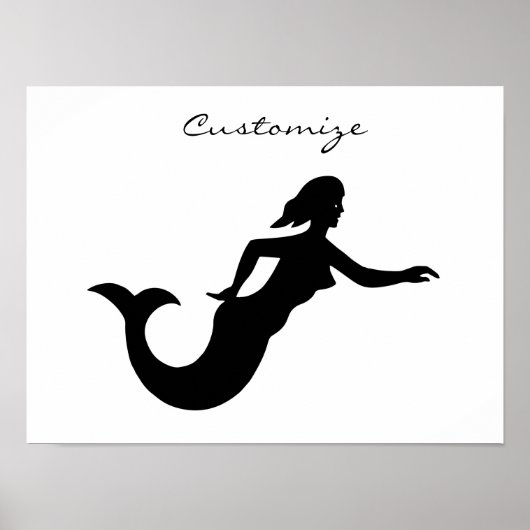 Mermaid Silhouette Thunder_Cove Poster (Vorne)
