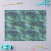 Mermaid Silver Aquamarin Ocean Glitz Seidenpapier (Basteln)