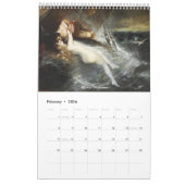 Mermaid Siren Classic Bilder Kalender (Feb 2026)
