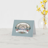 Mermaid Sisterhood Note Card Karte (Gelbe Blume)