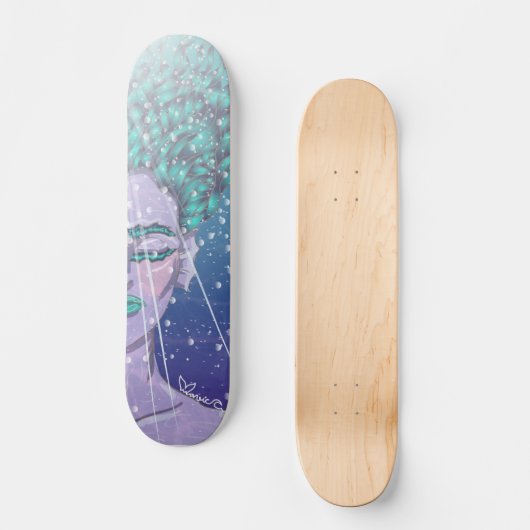 Mermaid Sk8 Skateboard (Vorderseite)