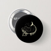 Mermaid Skeleton Halloween Kostüme Frauen Mädchen Button (Vorne & Hinten)