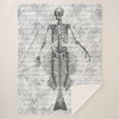 Mermaid Skeleton White BG Sherpadecke (Vorderseite)