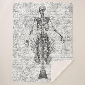 Mermaid Skeleton White BG Sherpadecke
