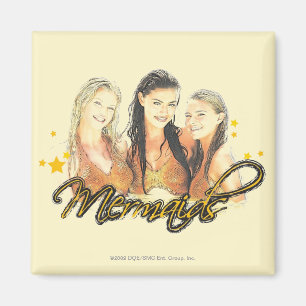 Mermaid Sketch Magnet