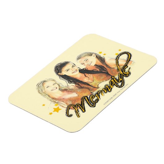 Mermaid Sketch Magnet (Linke Seite)