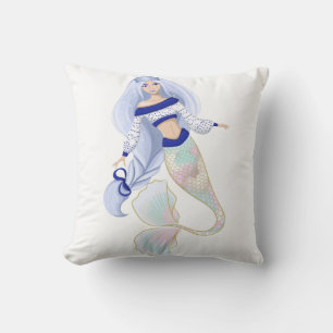 Mermaid Snow Maiden Kissen