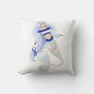 Mermaid Snow Maiden Kissen