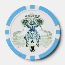 Mermaid Song Sea Liebe Romance Golf Ball Marker