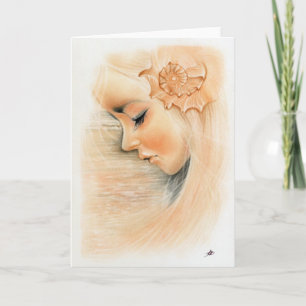 Mermaid Sounds of the Ocean Greeting Card Karte