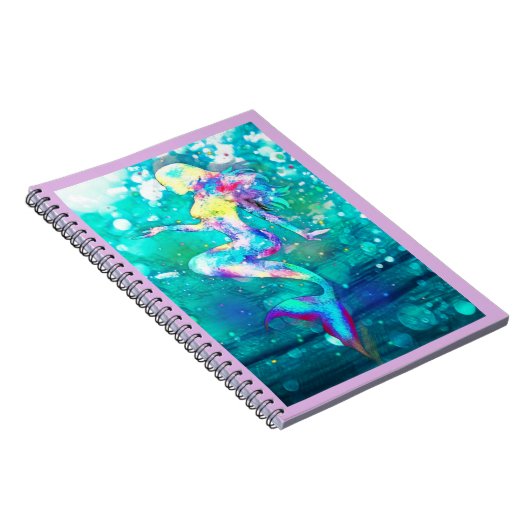 Mermaid Spiral Notebook Notizblock (Rechte Seite)
