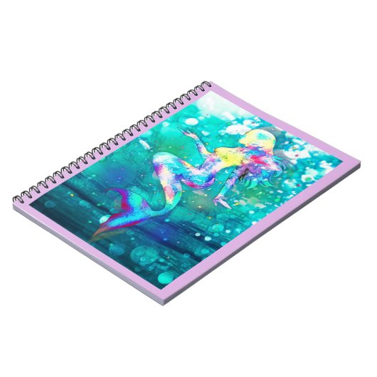 Mermaid Spiral Notebook Notizblock (Linke Seite)