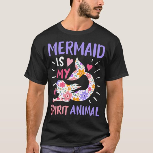 Mermaid Spirit Animal T-Shirt (Vorderseite)