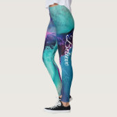 Mermaid Splash Abstrakten Leggings für individuell (Links)