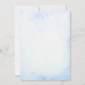 Mermaid Splish Splash 4. Geburtstag Party Einladung (Rückseite)