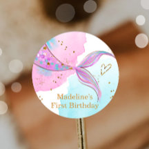 Mermaid Splish Splash Pool Party Girl Birthday