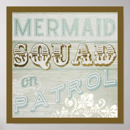 Mermaid Squad auf Patrol Poster (Vorne)