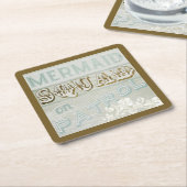 Mermaid Squad auf Patrol Rechteckiger Pappuntersetzer (angewinkelt)