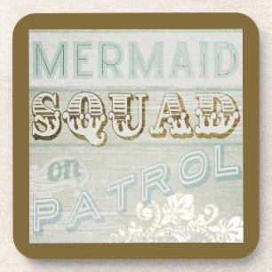 Mermaid Squad auf Patrol Untersetzer