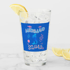 Mermaid Squad Birthday Party Glas