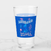 Mermaid Squad Birthday Party Glas (Vorderseite)