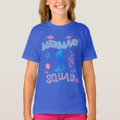 Mermaid Squad Birthday Party T-Shirt (Vorderseite)