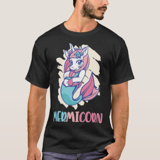 Mermaid Squad Design for family matching alpaca be T-Shirt