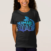 Mermaid Squad Glitzer T - Shirt (Vorderseite)