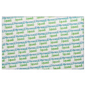 Mermaid Squad Green und Blue Letters Stoff (Fat Quarter (45,7 x 55,9 cm))