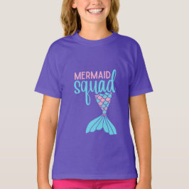 Mermaid Squad Kids Mythical Graphic T-Shirt