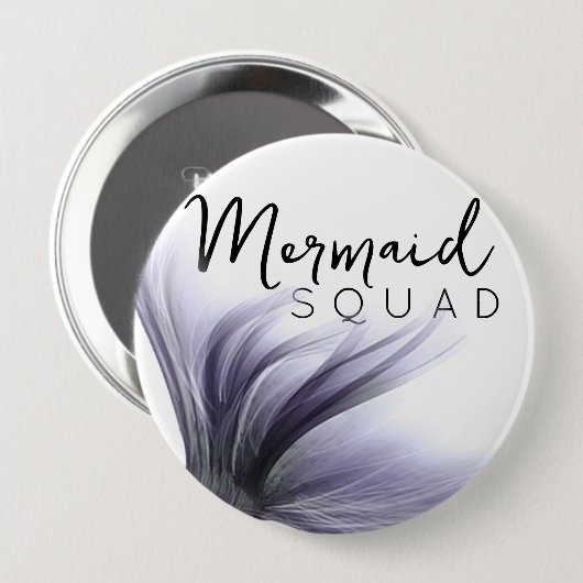 Mermaid Squad | Lavender Lila Chic Bachelorette Button (Vorne & Hinten)
