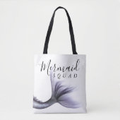 Mermaid Squad | Lavender Lila Chic Bachelorette Tasche (Vorderseite)