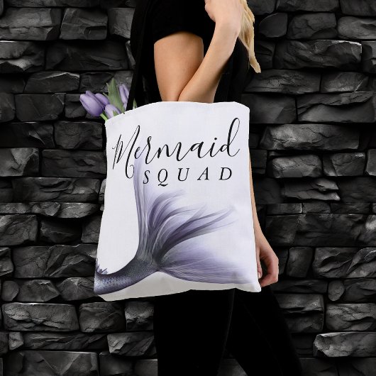 Mermaid Squad | Lavender Lila Chic Bachelorette Tasche