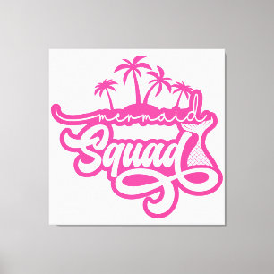 Mermaid Squad Leinwanddruck
