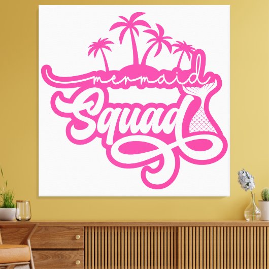 Mermaid Squad Leinwanddruck (Insitu (Wohnzimmer))