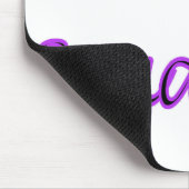 Mermaid Squad Lila Wörter Mousepad (Ecke)