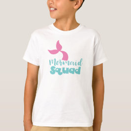 Mermaid Squad, Mermaid Schwanz, Meerjungfrau Silho T-Shirt