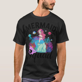 Mermaid Squad Niedlich Family Matching Set Summer  T-Shirt
