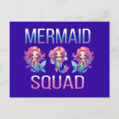 Mermaid Squad Postkarte (Vorderseite)