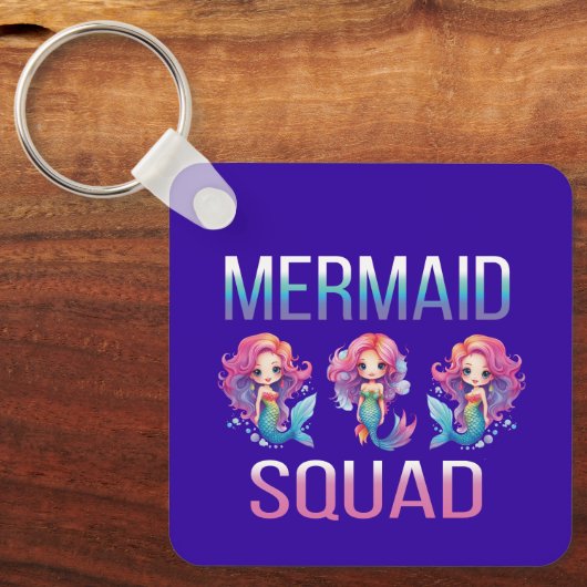 Mermaid Squad Schlüsselanhänger (Vorderseite)